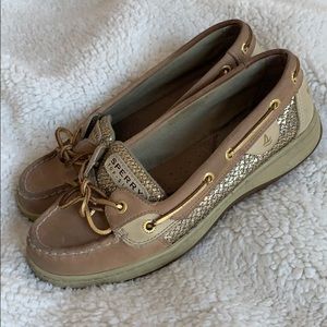 Glittery Gold Sperry Angelfish